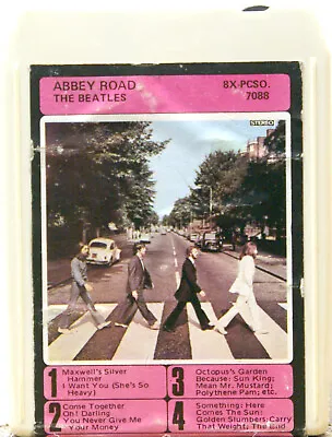 THE BEATLES  Abbey Road   8 TRACK TAPE CARTRIDGE • $79.95