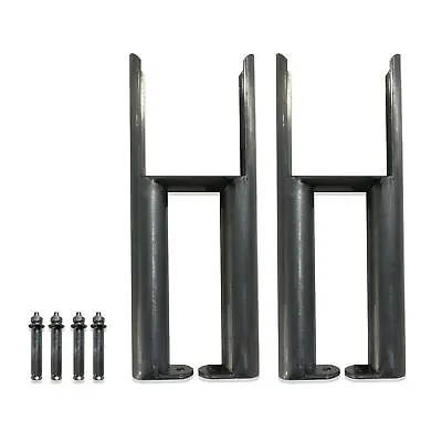 Radiator Feet Leg Set Raw Metal Traditional Style Floor Mounting Legs • £24.99