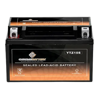 YTZ10S-BS High Performance - Maintenance Free - Sealed AGM Motorcycle Battery • $38.50