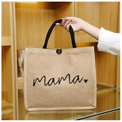 Linen Handbag Casual Tote Bag New Shoulder Bag  Shopping • $16.47
