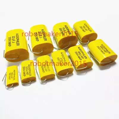 Audiophiler Axial MKP HIFI Crossover Audio Capacitor 250V 1uf-47uf   • $1.89