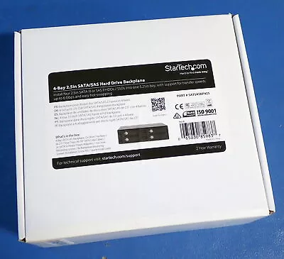 StarTech 4-Bay 2.5in SATA/SAS Hard Drive Backplane 6GB/s SATSASBP425 | NOB • $67.45