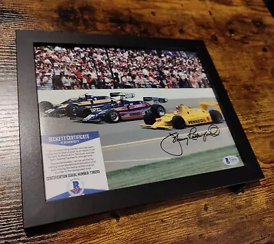 Beckett COA Johnny Rutherford Signed 8x10 Indy 500 Photo Autograph • $50