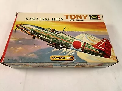 Vintage Revell Kawasaki Hien Tony H-621:60 1/72 Model Kit • $9.99