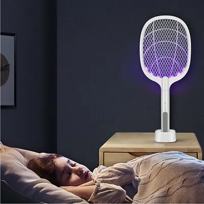 £14.99 • Buy Bug Zapper Racket Fly Killer Electric Wasp Mosquito Insect Pest Swatter Bat USB