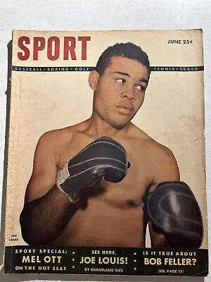 1948 Sport Magazine JOE LOUIS Heavyweight CHAMPION Max SCHMELING Joe WALCOTT • $17.99