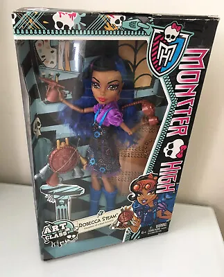 Mattel Monster High Art Class Robecca Steam Doll New HTF Toy • $149.98