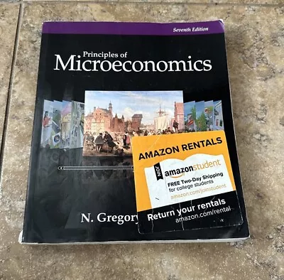 Principles Of Microeconomics N. Gregory Mankiw Seventh Edition 2015 • $45