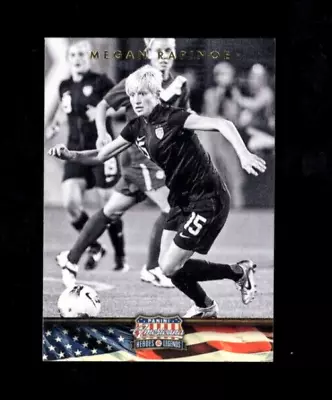 2012 Panini Americana Heroes & Legends Megan Rapinoe #80 Card USA Women’s Soccer • $2.79