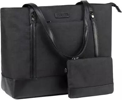 Laptop Tote Bag For Women  Lightweight Large 15.6 Inch Laptop Shoulder Bag Purs • $64.95