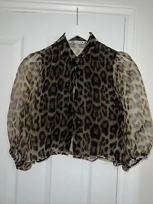 Zara Leopard Print Shirt • £10