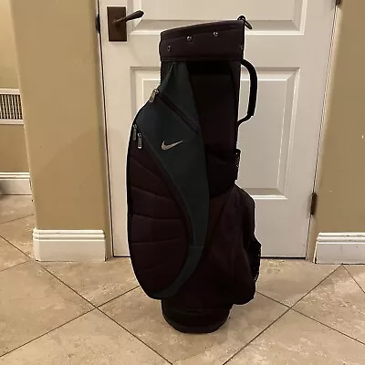 Nike Golf Bag 5 Way Divider System & Shoulder Strap Black & Green • $10