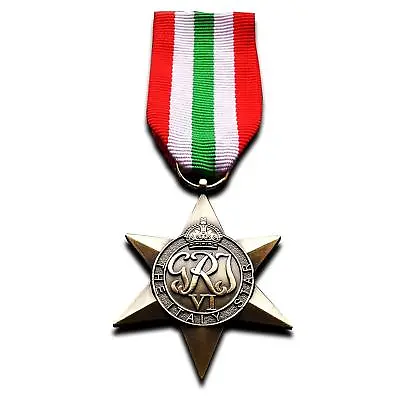 British World War 2 Replica Service/Campaign Medal ITALY STAR Commonwealth WW2 • £8.99