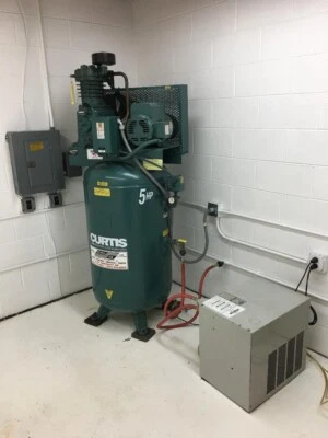 $1500 • Buy Curtis Air Compressor ~ The  Master Line - 5HP 208/220V W/Tank Drain & Air Dryer