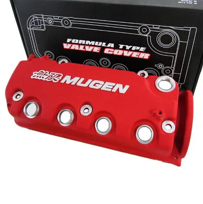 Car Engine Valve Cover Mugen SOHC VTEC D16Y8 D16Y7 Red For Honda Civic • $324.99