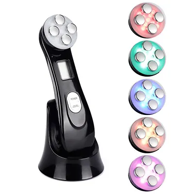 $38.44 • Buy 5 In 1 LED Skin Tightening RF Radio Frequency Facial Face Photon Beauty Machine