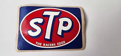 A Pair Of 1970s STP Oil 'The Racers Edge' Sticker/Decal VTG NHRA  4 5/8 X3 3/16  • $3.52