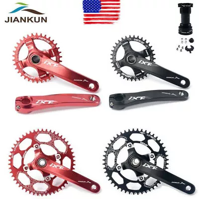 IXF 170mm Crank Set 104bcd MTB Bike Crankset BB Narrow Wide Chainring 32T-52T • $49.84