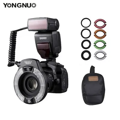 YONGNUO YN14EX II LED Macro Ring Flash Light Speedlite Double Lamp Kit For Canon • $271.69