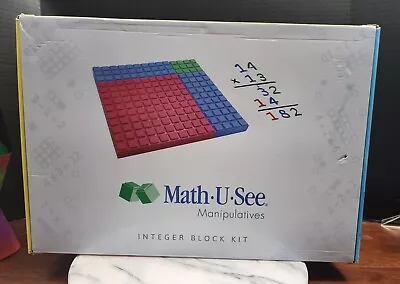 Math-U-See Manipulatives Integer Block Kit - VERIFIED COMPLETE! • $65