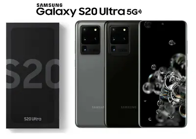 New Sealed Samsung Galaxy S20 Ultra SM-G988U 12+128GB 5G Unlocked Smartphone • $472.99