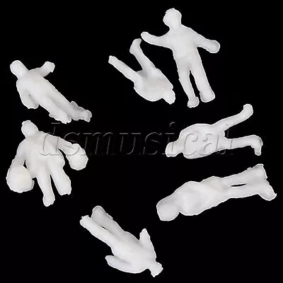 100PCS White Unpainted Architectural Miniature People 1:200 Scale Model Figures • $8.17