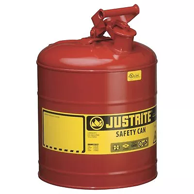 Justrite Safety Gas Can — 5-Gallon Model# 7150100 • $58