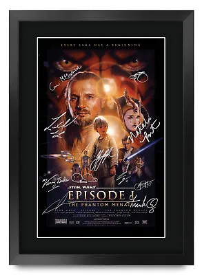 Star Wars A3 Framed Movie Film Poster Collection Signed Printed Saga Trilogy • $82.13