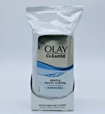 OLAY Cleanse Gentle Facial Cloths 30 Textured Facial Cloths Fragrance Free • $9.99