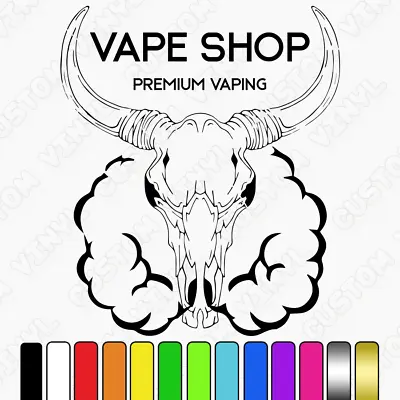 $26.40 • Buy Vape Shop Wall/Window Sign, High Quality Adhesive Vinyl Wall/window Vape Shop De