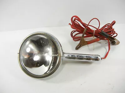 Vintage GE Chrome Car Truck Boat Hand Held Spot Light Spotlight 12v WORKS L535 • $18.99