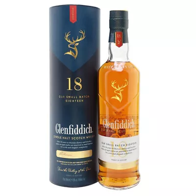 Glenfiddich 18 Year Old Our Small Batch Eighteen Single Malt Whisky • $209