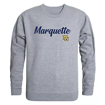 Marquette University Golden Eagles MU Script Crewneck Sweatshirt Sweater • $59.95