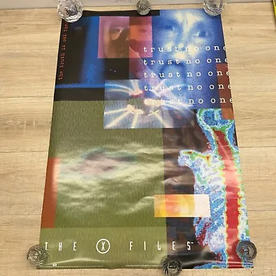 The X-Files - TV Show Original 1995 Poster Trust No One 23 X 35  P40 • $25