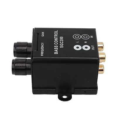 *⊹Car Bass Control Knob Controller Car Audio Regulator Amplifier Fit For Most Of • £27.81