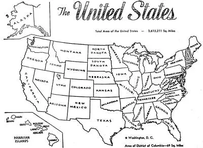$11.99 • Buy USA UNITED STATES SKETCH BLANK MAP GLOSSY POSTER PICTURE PHOTO PRINT Cool 5223