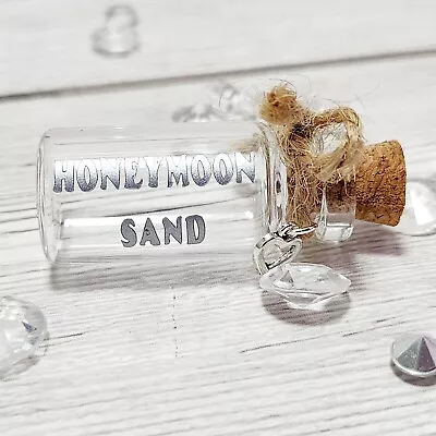 Honeymoon SAND Jar Wedding Couple Gift Honeymoon Keepsake Bride And Groom  • £5.70