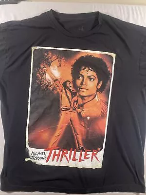 MICHAEL JACKSON Licensed THRILLER POSTER T-Shirt Unisex XL • $7.64