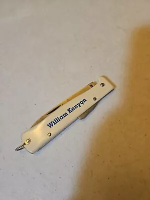 Vintage William Kenyon Folding Pocket Knife Solingen Germany Mercator • $50