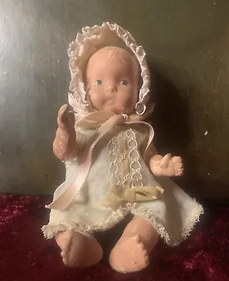 Vintage Composition Baby Tinyette Effanbee Doll 8” • $24