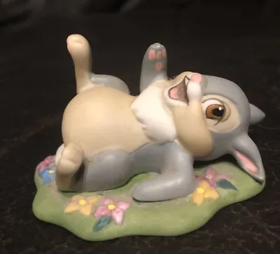 Disney Porcelain Figurine Thumper Bunny Bambi Ornament Collectible China Grolier • £45