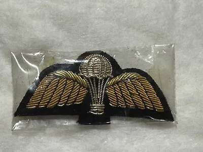 Malaysia Army Navy Air Force Bullion Paratrooper Wings Shirt Size Packaged • $24