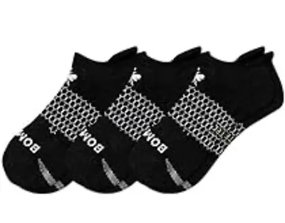 Bombas Unisex Low-cut Ankle Socks Size XL Black 3 Pairs Honeycomb • $14.99