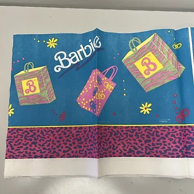 Vintage Barbie Party Barbiecore Table Cloth By Reed 52  X 96  Disposable NOS • $9