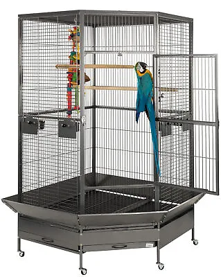 Liberta Raleigh Large Corner Parrot Cage - Antique • £576.87