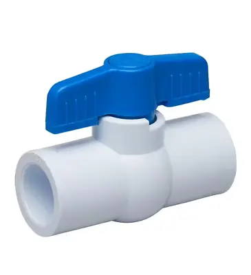 3/4 Inch PVC Schedule 40 S X S Ball Valve With EPDM Seats And O-Rings • $4.99