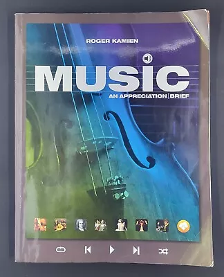 Music- An Appreciation Brief. Roger Kamien 2015  • $19.99