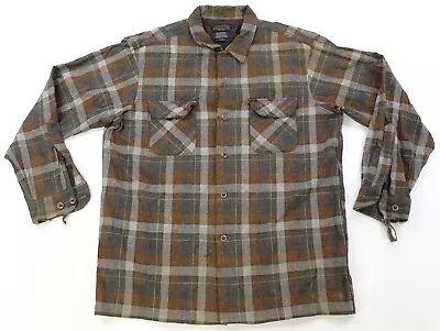 Rare VTG PENDLETON Checkered Plaid Casual Flannel Original Board Shirt 2000s L • $39.99