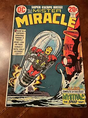 DC Mister Miracle #12 Bronze Age Book 1973 Mark Jeweler Variant Jack Kirby • $0.99