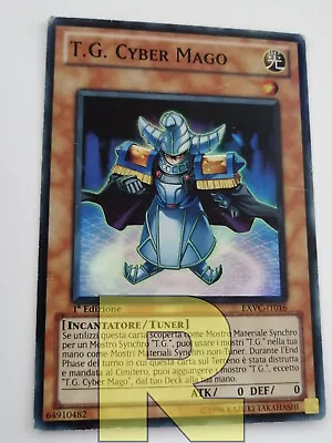 T.G. Cyber Magician / Magician® Super Rare® EXVC-IT016® 1st ED® Italian Good • $2.02